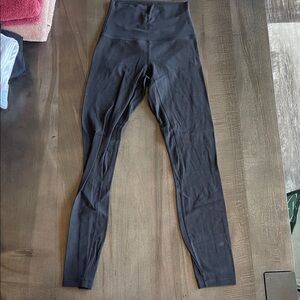Black Lululemon High-Waisted Leggings